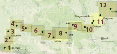 Route 66 key map